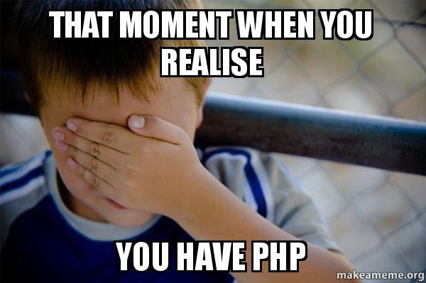 OH NOES PHP!